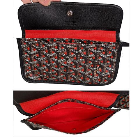 goyard chevron saint louis claire voie gm black red|Saint Louis GM Bag .